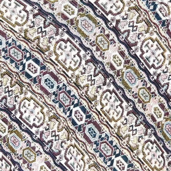 Vtg Boho Embroidered Poncho Fringe - Picture 2 of 5